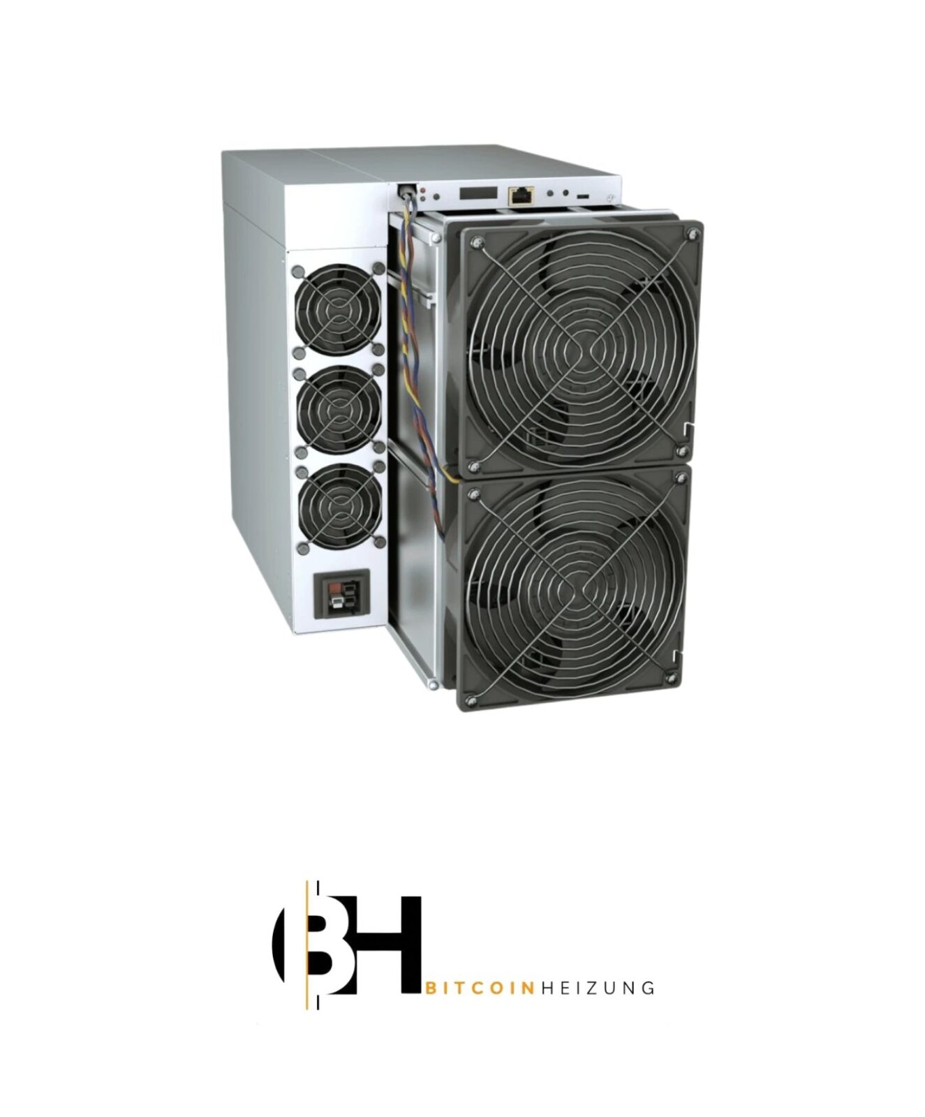 Bitmain Antminer S21 Pro zur Energieverwertung durch Bitcoin-Mining und Wärmenutzung